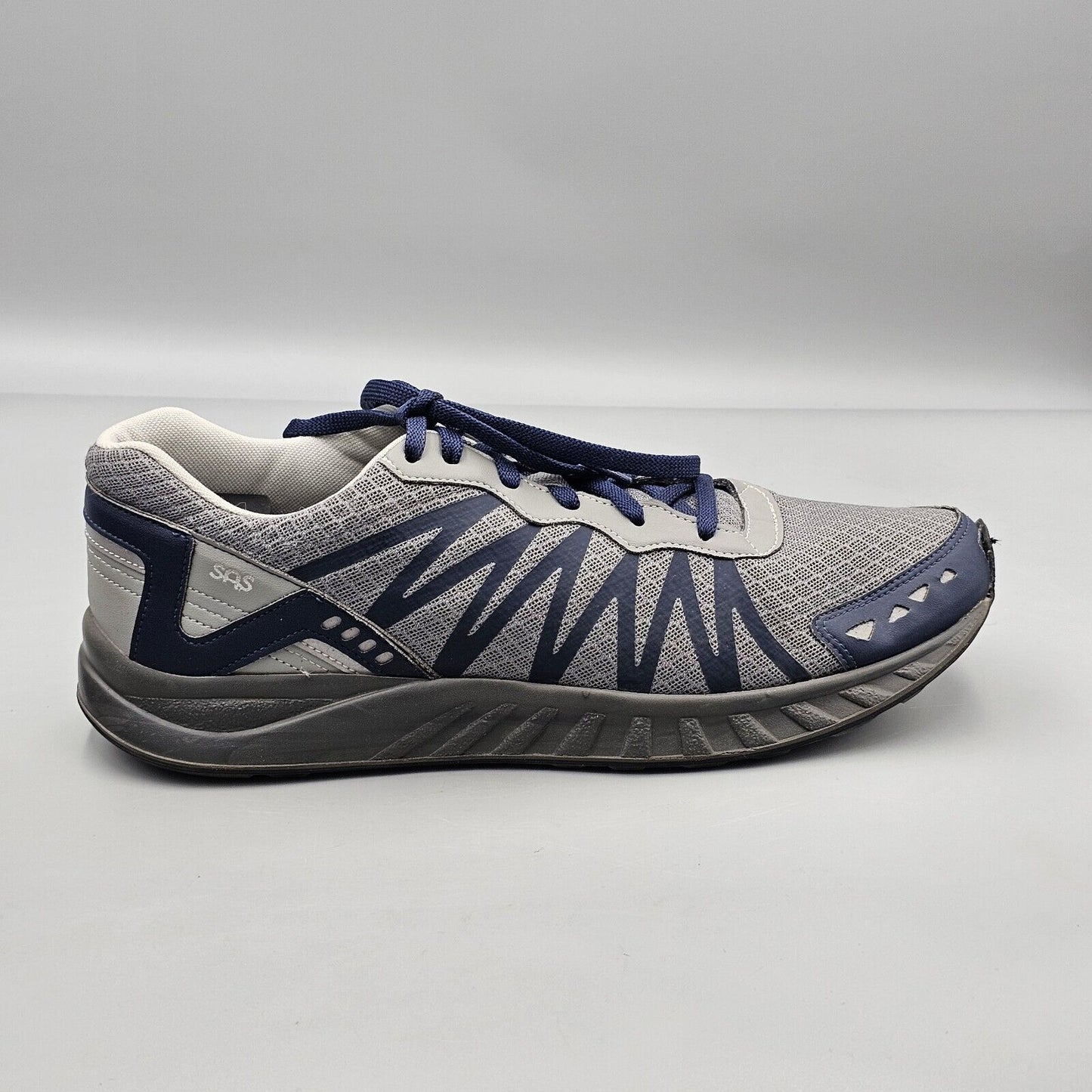 SAS Men's Size 11 N US Pursuit Grey Blue Running Athletic Comfort Sneakers READ
