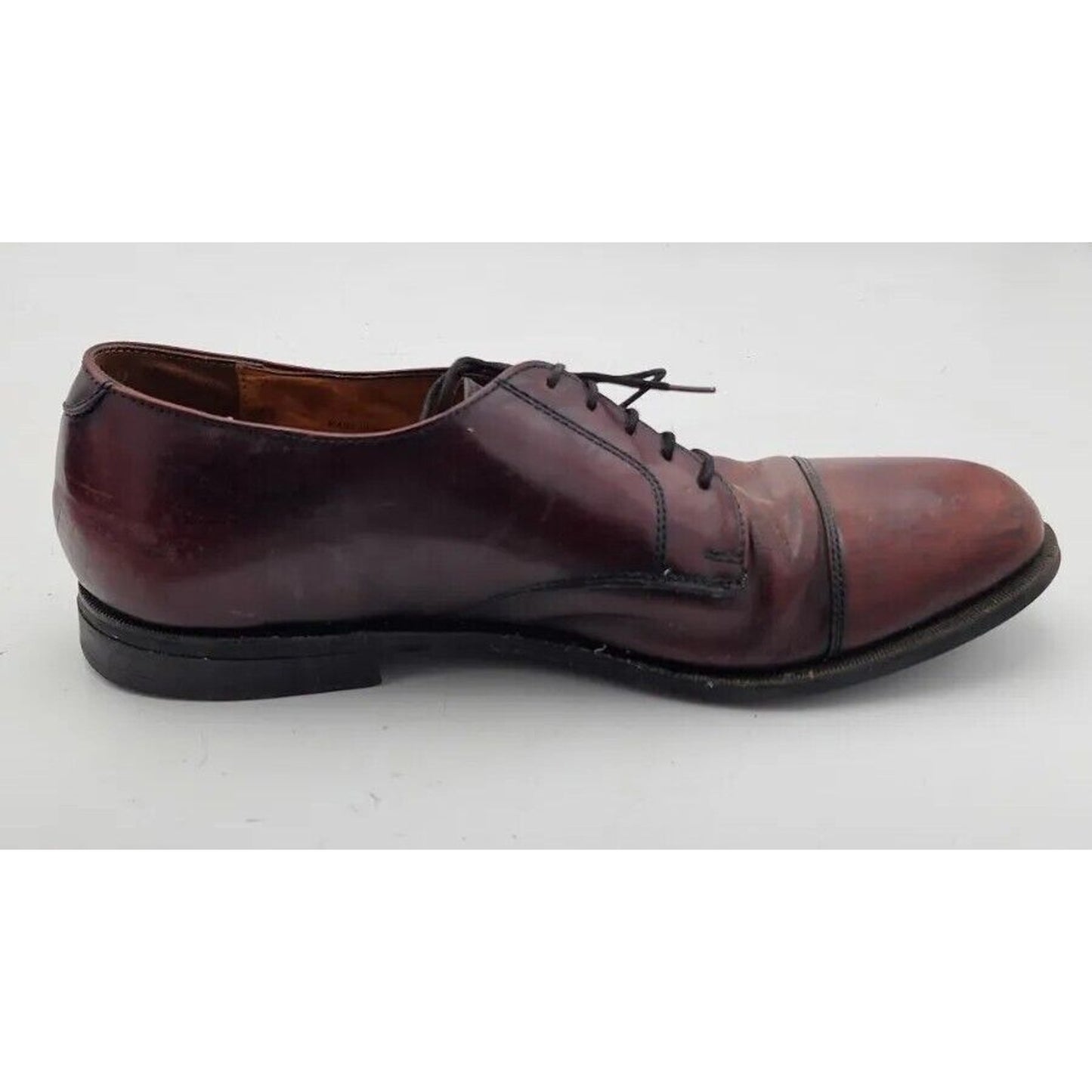 Cole Haan Men's Size 12 D Crafted In Maine Burgundy Leather Oxfords Dress Shoes