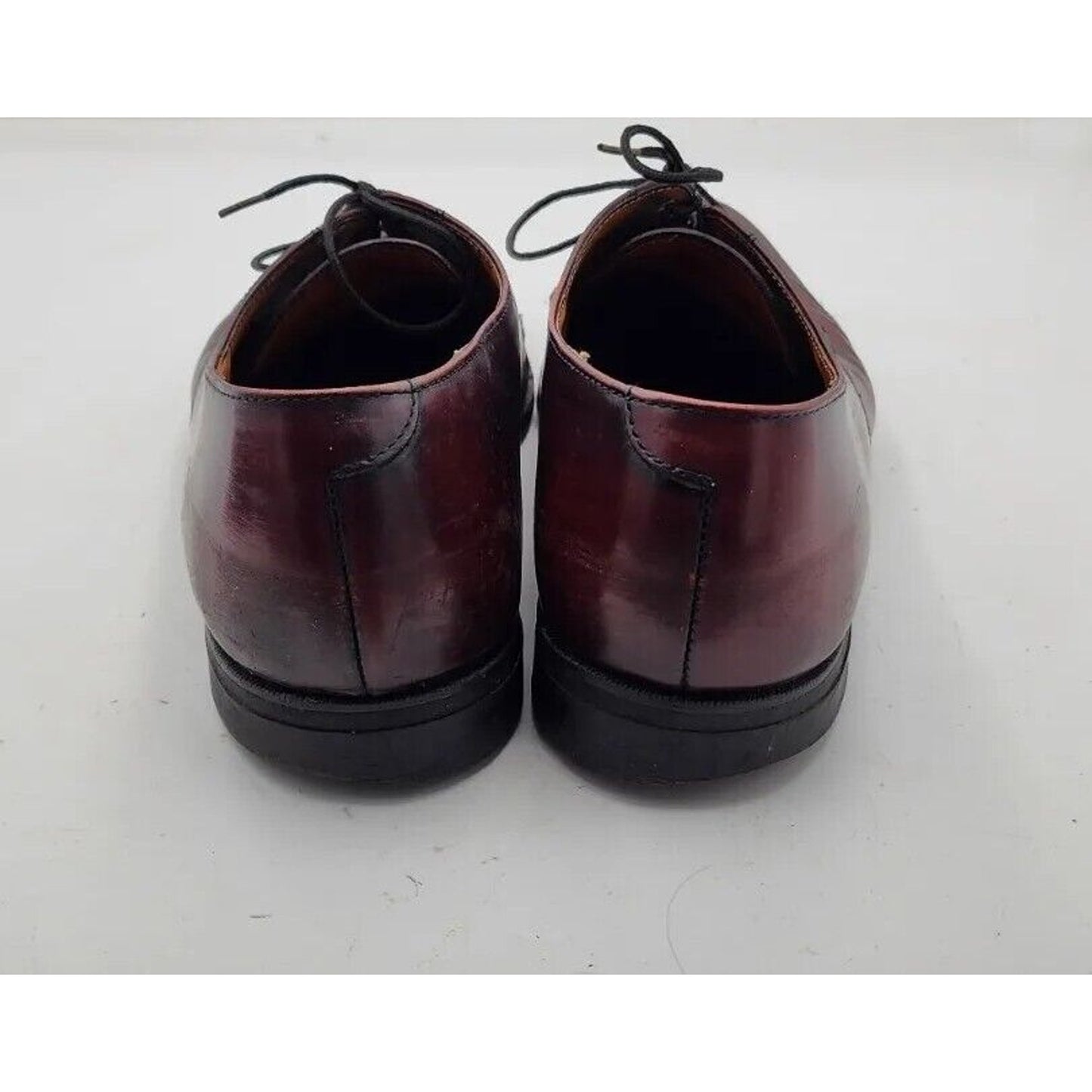 Cole Haan Men's Size 12 D Crafted In Maine Burgundy Leather Oxfords Dress Shoes